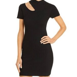 Cutout Black Bodycon Dress